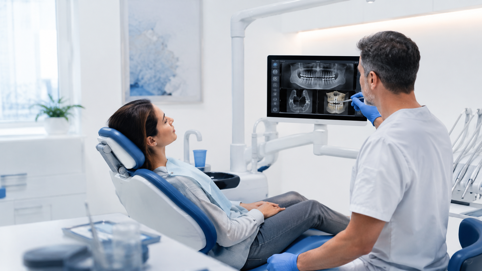 AI dental diagnostic support software